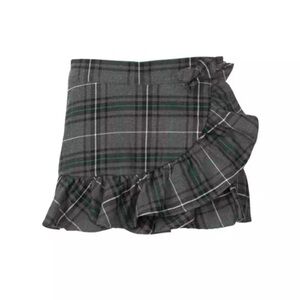 Janie and Jack Gray Plaid Skirt